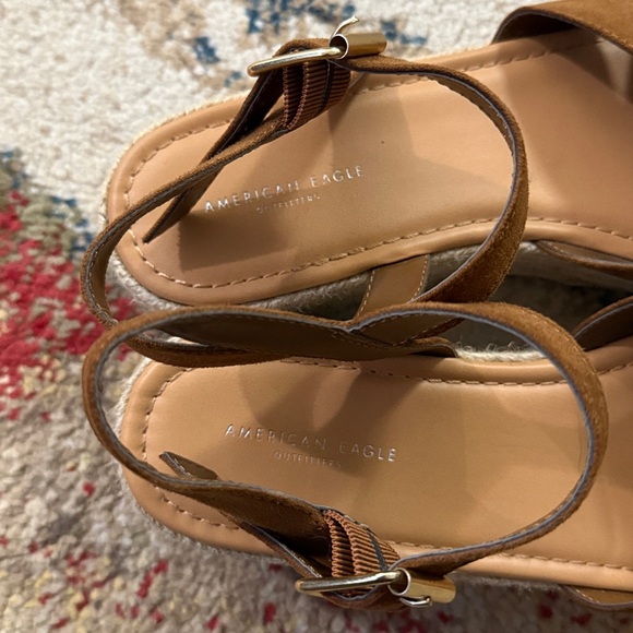 American Eagle Wedge Espadrille Sandals - Picture 2 of 10